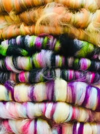 Image 1 of Colourful Rolags for Spinning 