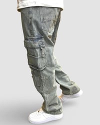 Image 2 of Baggy Cargo Denim