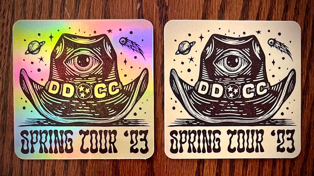 Image of Cosmic Spring Tour ‘23 stickers