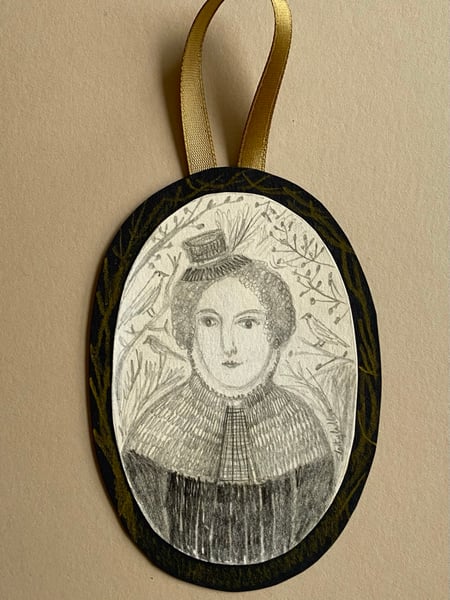 Image of Woman with jaunty hat