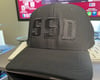 Nike Black Fitted Classic 99 Blackened Solid Black Thread SSD Logo Baseball Hat 