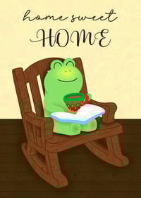 Image 1 of Home Sweet Froggy Print