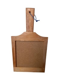 Image 4 of Hand-painted Rooster Trivet Tile Wooden Framed Portugal Wall Hanging Decor