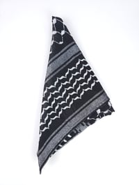 Image 3 of Keffieh Bandana Black Edition