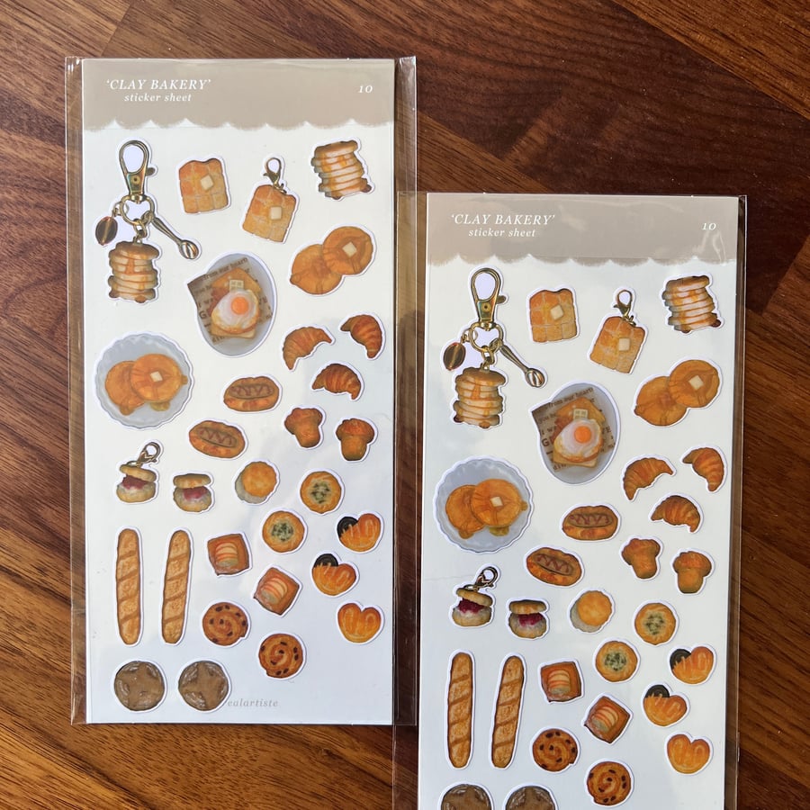 Image of 'Clay Bakery' Sticker Sheet