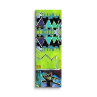 Hidden Castles.  By, Jason Orr.  16" x 48" x 1.25" thick Canvas