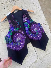 Image 5 of Chaleco FOLIADANEGROMORADO. Varias tallas. Feito por encarga.