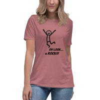 Image 4 of Women's Relaxed T-Shirt, Oh Look A Rock Funny T-Shirt | Rock Lover Humor Graphic Tee