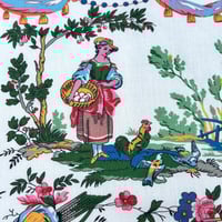 Image 2 of Made to Order - 'Emma' Bright & Beautiful Toile de Jouy Vintage Style Eiderdown