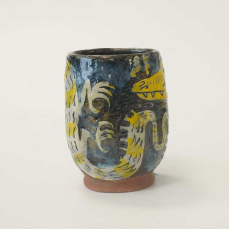 Yellow dragon tumbler Image 4