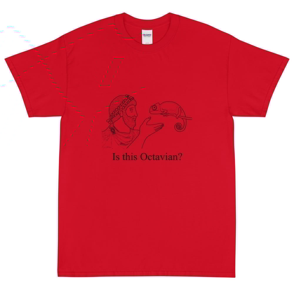 Image of Is This Octavian? Short Sleeve T-Shirt - Black Details