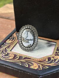 Image 3 of Huge White Buffalo Ring