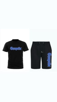 Gwapside Shorts set (Blue&Gray)