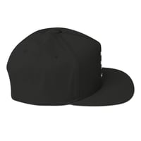 Image 3 of BLK Flat Bill Cap