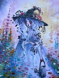 Image 3 of Bláithín - the garden witch- inktober 12