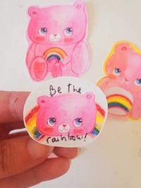 Image 5 of Pink care bear sticker pack 