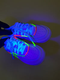 Image 3 of Younger Kids Nike AF1 Drippy Neon