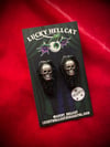 Large Skull Coffin Earrings 