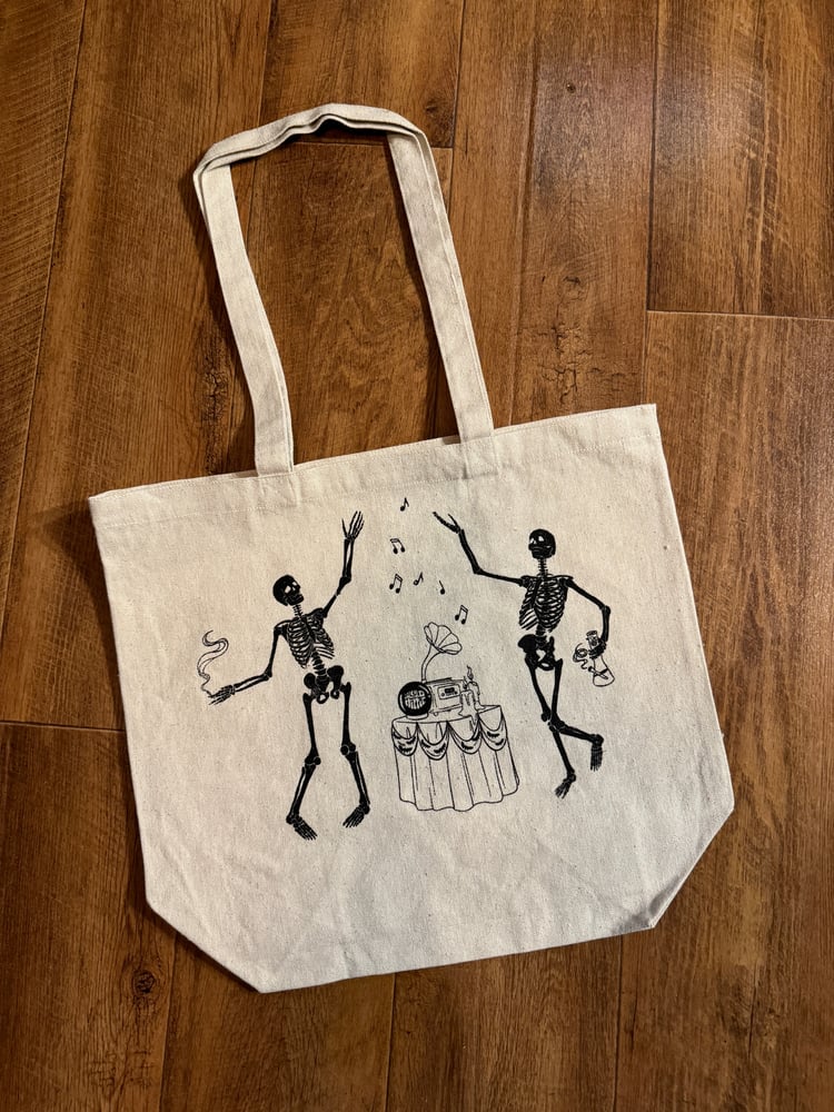 Image of Stoney Skeletons Tote Bag (now bigger!)