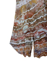 Image 9 of M Woven Wide-Leg Jumpsuit with Pockets in Earthy Geode Ice Dye