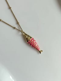 Image 2 of Neon Fish Necklace