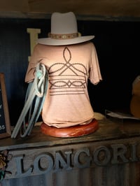 Image 1 of Brown cowboy shirt