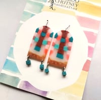 Image 1 of Arched Leadlight Earrings