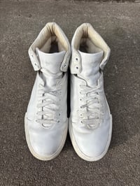 Image 6 of Archive Raf Simons SS08 Leather Padded Hightop Sneakers - Size IT 41