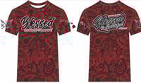Image 1 of HN Red paisley Dri fit Shirt