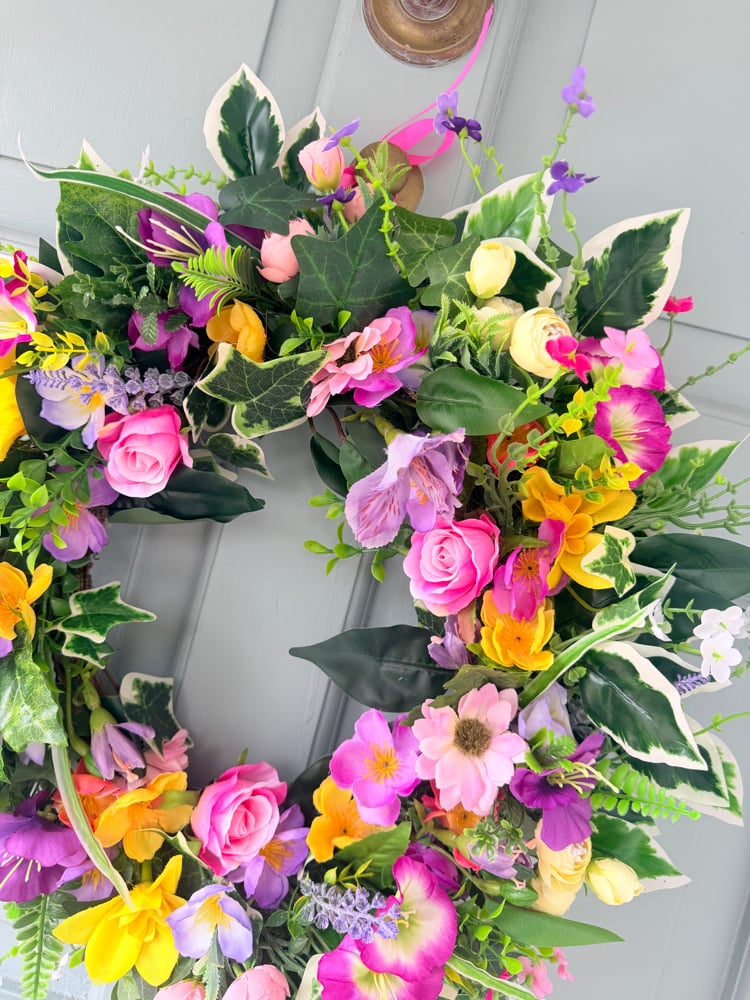 Image of 35cm Rattan Summer Roses 