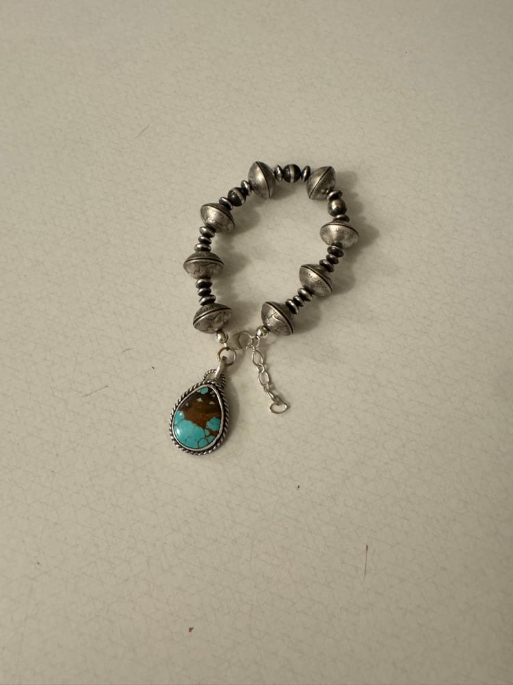 Image of Mine #8 Turquoise Mercury Dime Bracelet
