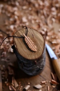 Image 4 of Feather- Pendant Necklace 