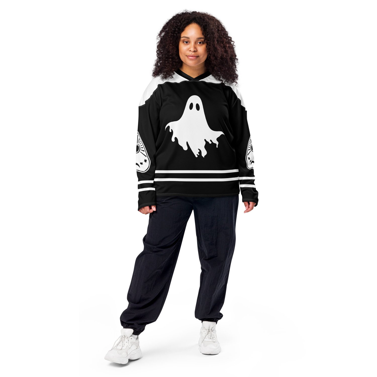 Image of Paranormal reader Recycled hockey fan jersey