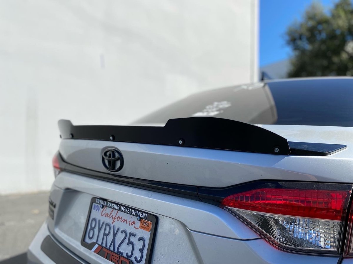 DownForceSolutions — 2019-2023 Toyota Corolla SE rear gurney flap