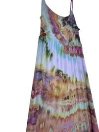 Image 7 of S Jersey Knit Long Sundress in Earthy Agate Ice Dye