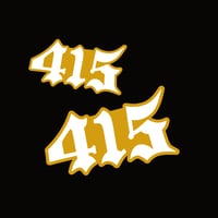 415 Sticker (Gold) 