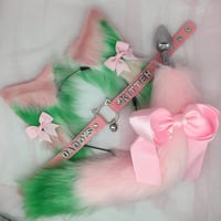 Green / Pink Petplay 🐱 Set 💚🐾