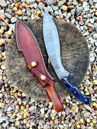 Image 2 of 512 layer Kukri Damascus knife 