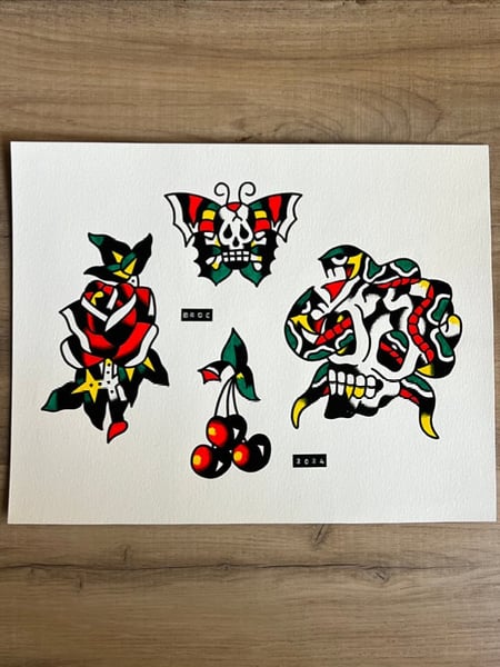 Image of Original Flash Sheet 8