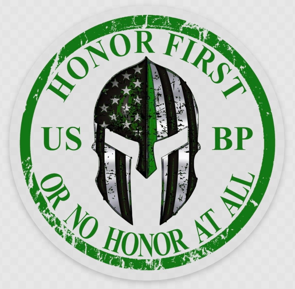 Image of HONOR FIRST ~ OR NO HONOR AT ALL CLEAR DECAL