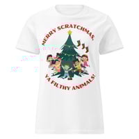 Image 5 of Merry Scratchmas Women’s basic softstyle t-shirt