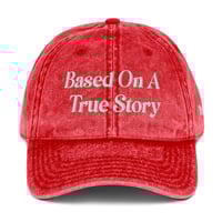 Image 5 of Trubledera Based on a true story Vintage Cotton Twill Cap
