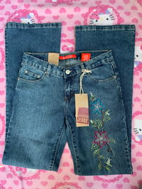 Image 1 of Y2k rhinestone jeans 