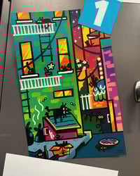Alley Cats Print