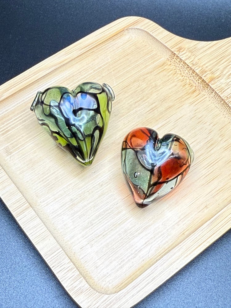 Image of Stained Glass Hearts