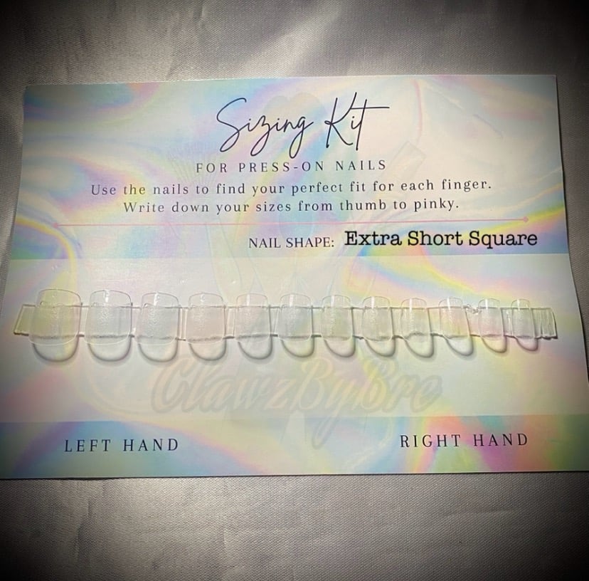 Image of Extra Short Square Sizing Kit