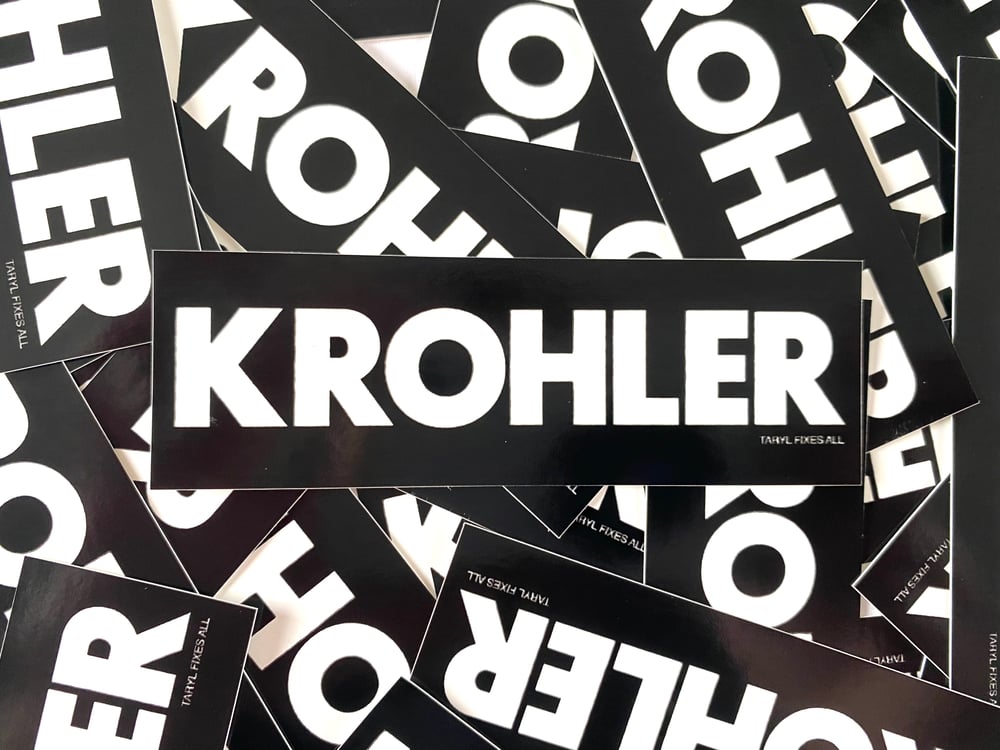 'Krohler' Stickers!! 