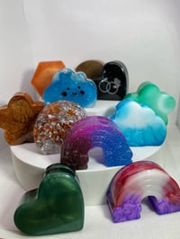 Image 13 of Handcrafted Resin Heart Cardholder/Ring holder