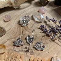 Image 3 of Happy Snail Earrings
