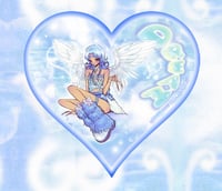 Image 1 of Gyarudian Angel Heart Sticker